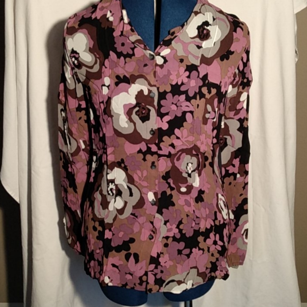 XS J Jill  long sleeve tunics rayon